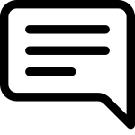 Chat Right Text SVG Icon
